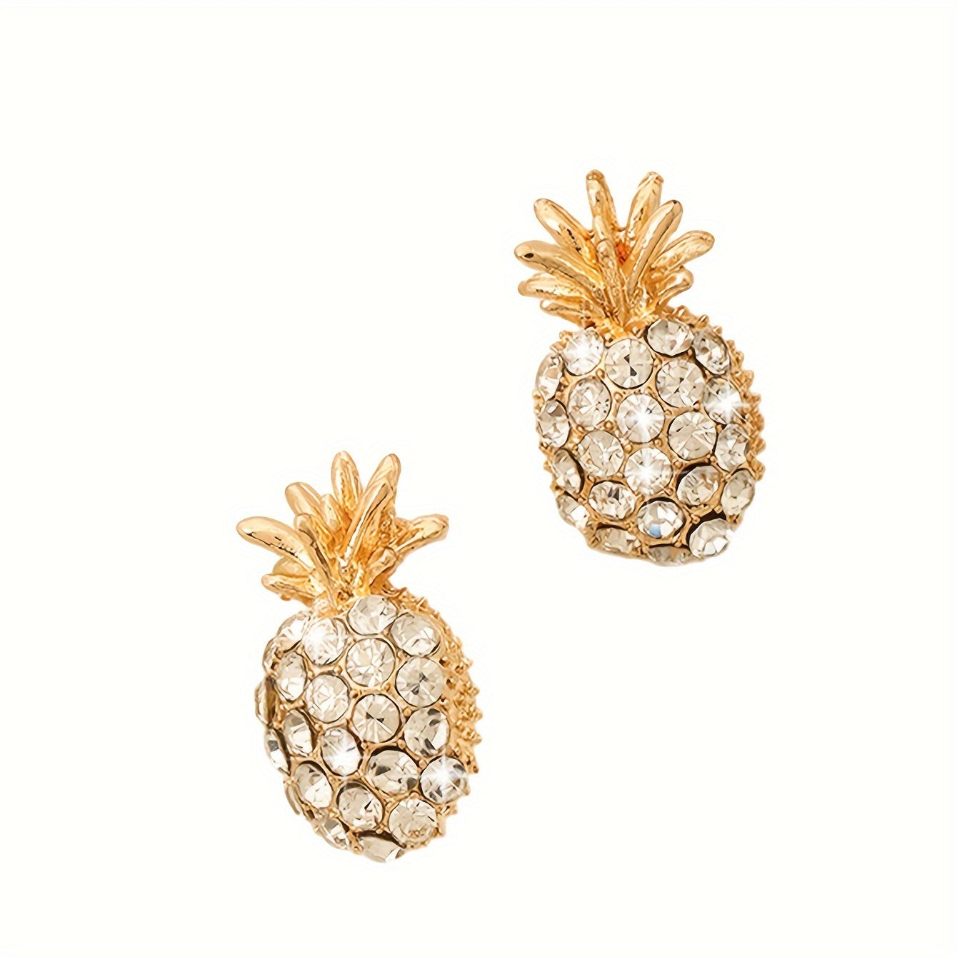 Luxury Pineapple Stud Earrings