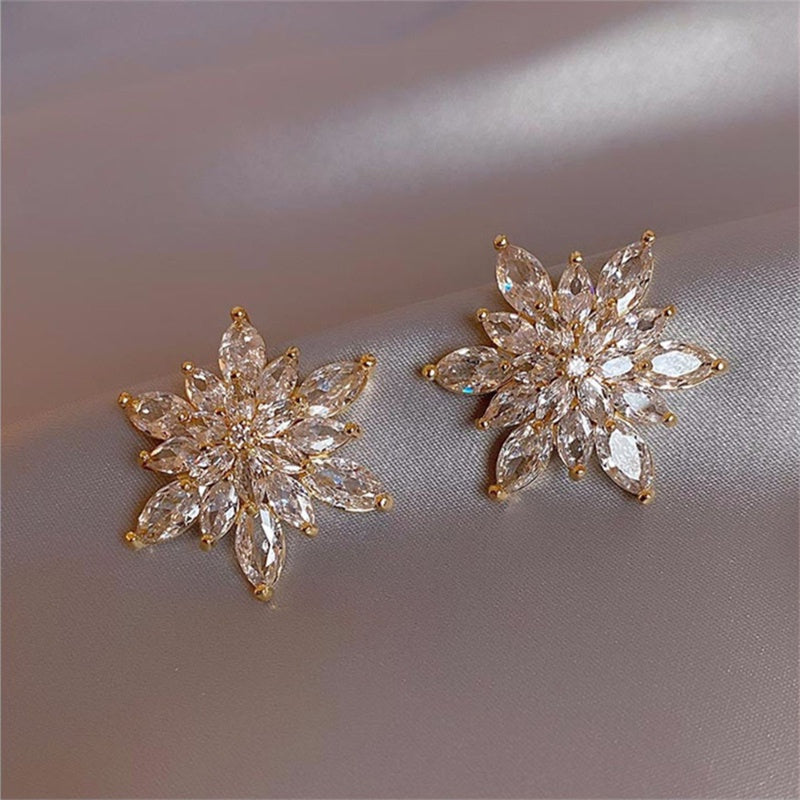 Bohemian Crystal Stud Earrings Set