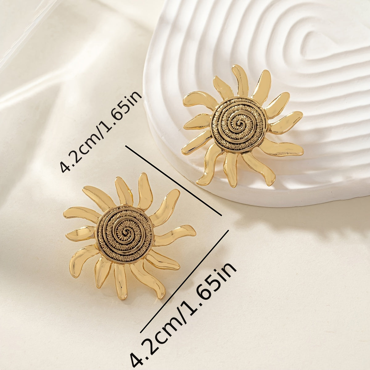 Sunflower Stud Earrings