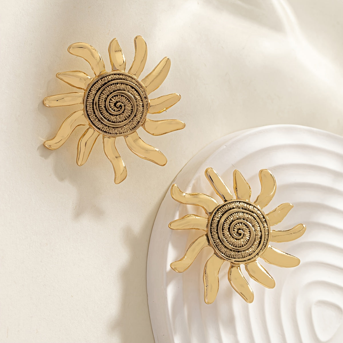 Sunflower Stud Earrings