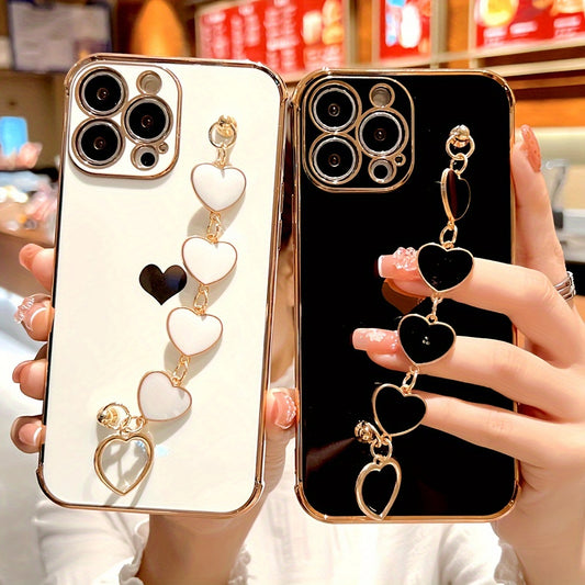 Stylish Love Heart Bracelet Phone Case Bundle