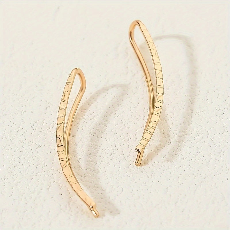 Minimalist Ear Cuff Earrings - Elegant Fashion Accessory