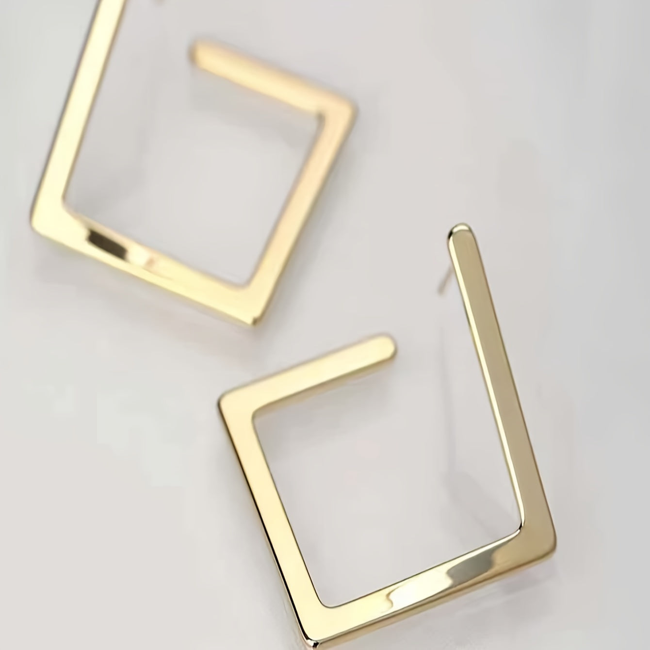 Minimalist Square Stud Earrings