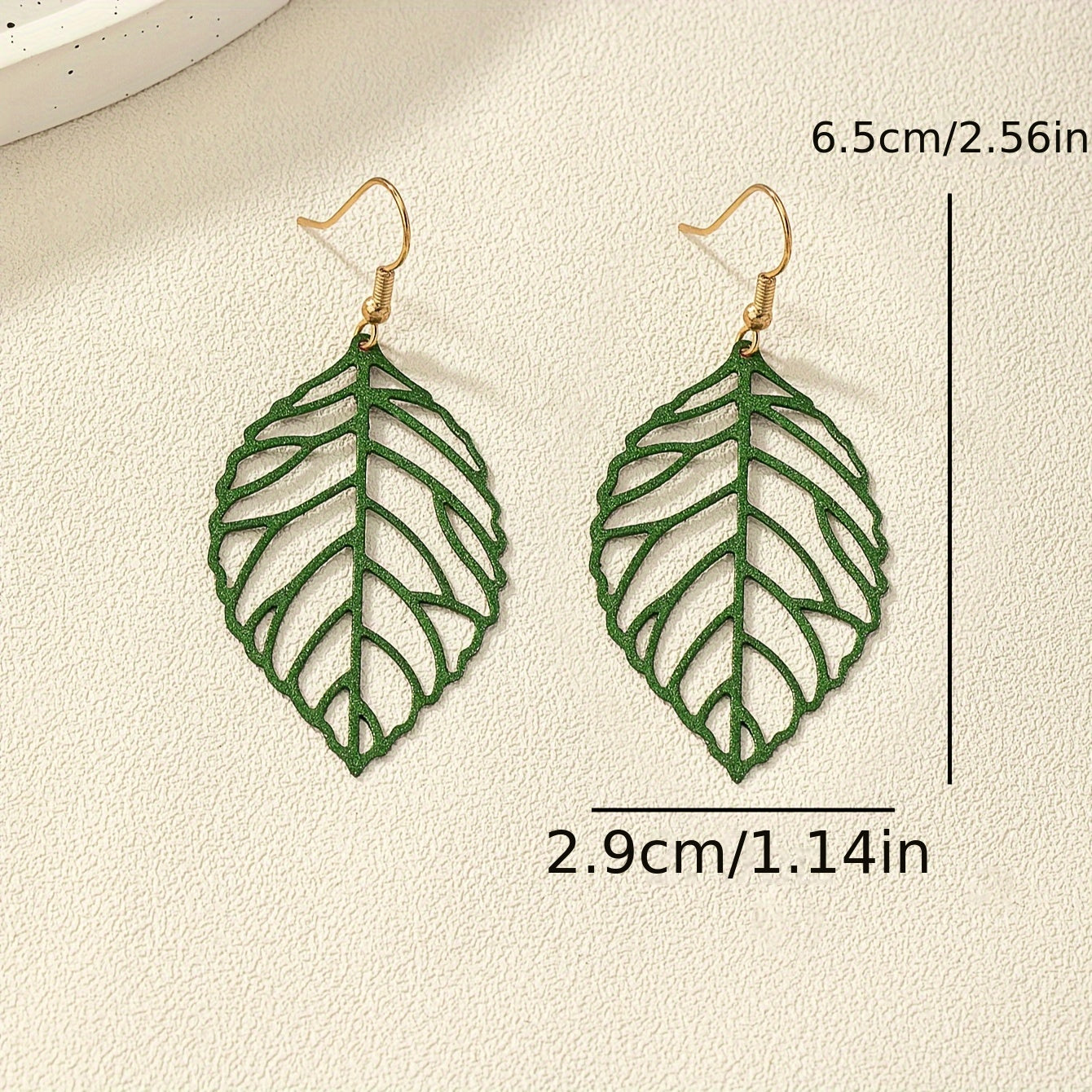 Elegant Leaf Drop Earrings