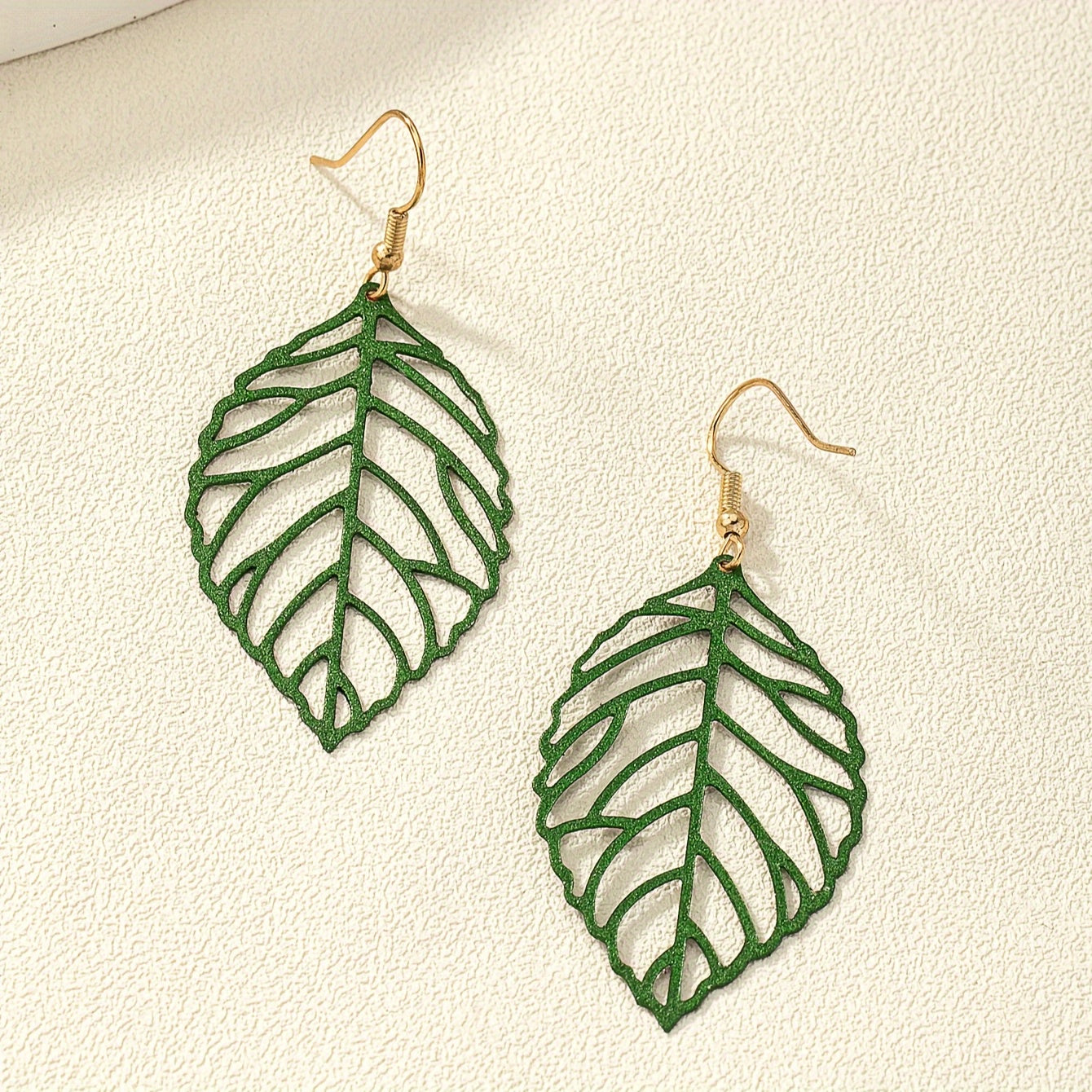 Elegant Leaf Drop Earrings